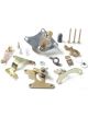 Holley Choke Kit Manual Choke,2300 4150 4160 Models Shiny Finish Kit