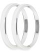 Holley Gauge Bezels Bold Style Clear 4 1/2