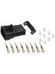 Holley Weatherproof Connector, Plastic, Black, Wideband Connector