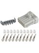Holley Weatherproof Connector, Plastic, Gray, Injector Connector
