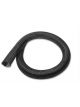 Holley Convoluted Tubing Split Wire Loom Black Plastic 1.500 in. Diame