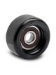 Holley Idler Pulley, Serpentine, Steel, Black, 2.750