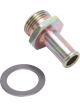 Edelbrock Fitting Adapter Straight 3/8 in Hose Barb to 5/8-20 in Male Th