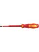 Draper Tools Ergo Plus Slimline Plain Slot VDE Screwdriver 5.5mm X 125mm