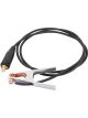 Draper Tools 200A 2.5M Earth Lead And Clamp With 35/50 Dinse Plug