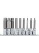 Draper Tools 1/2 Sq. Dr. 100mm Long TX-Star Socket Bit Set 9 Piece