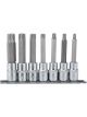 Draper Tools 1/2 Sq. Dr. TX-Star Security Socket Bit Set 7 Piece