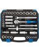 Draper Tools 3/8 Sq. Dr. Combined mm/Af Socket Set 39 Piece