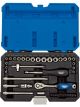 Draper Tools 1/4 Sq. Dr. Combined mm/Af Socket Set 40 Piece