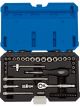 Draper Tools 1/4 Sq. Dr. Combined mm/Af Socket Set 40 Piece