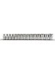 Draper Tools 1/2 Sq. Dr. Metric Sockets On Metal Rail 15 Piece