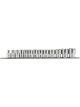 Draper Tools 1/2 Sq. Dr. Imperial Sockets On A Metal Rail 13 Piece