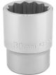 Draper Tools 3/4 Square Drive 12 Point Socket 30mm