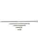 Draper Tools 3/8 Square DR.Satin Chrome Wobble Extension Bar Set 5 Pcs