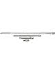 Draper Tools 1/2 Square Drive Extension Bar Set 4 Piece