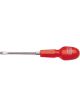 Draper Tools 6mmX100mm Plain Slot Flared Tip Cabinet Pattern Screwdriver
