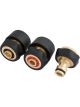Draper Tools Brass And Rubber Hose Connector Set 3 Piece