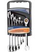 Draper Tools  Hi-Torq Metric Ratcheting Combination Spanner Set 7 Piece