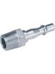 Draper Tools 3/8 Bsp Male Thread Pcl Air Line Adaptor Pack Of 5