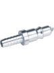 Draper Tools 3/8 Air Line Coupling Integral Adaptor / Tailpieces Pack 2