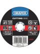 Draper Tools Flat Metal Cutting Discs 100 X 2.5 X 16mm