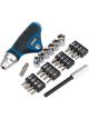 Draper Tools Ratcheting Screwdriver, Socket And Bit Set. 25 Piece