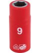 Draper Tools 1/4 Sq. Dr. Fully Insulated VDE Socket 9mm