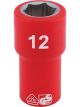 Draper Tools 1/4 Sq. Dr. Fully Insulated VDE Socket 12mm