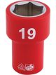Draper Tools 3/8 Sq. Dr. Fully Insulated VDE Socket 19mm