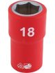 Draper Tools 1/2 Sq. Dr. Fully Insulated VDE Socket 18mm