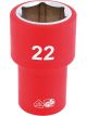 Draper Tools 1/2 Sq. Dr. Fully Insulated VDE Socket 22mm