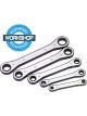 Draper Tools Metric Ratcheting Ring Spanner Set 5 Piece