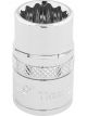 Draper Tools 3/8 Square Drive Hi-Torq 12 Point Socket 11mm