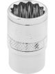 Draper Tools 3/8 Square Drive Hi-Torq 12 Point Socket 13mm