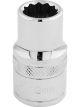 Draper Tools 1/2 Square Drive Hi-Torq 12 Point Socket 12mm