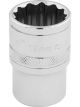 Draper Tools 1/2 Square Drive Hi-Torq 12 Point Socket 19mm