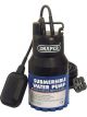 Draper Tools 144L/Min Submersible Water Pump With Float Switch 350W
