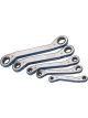 Draper Tools Offset Metric Ratcheting Ring Spanner Set 5 Piece