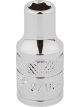 Draper Tools 1/4 Square Drive Hi-Torq 6 Point Socket 3/16
