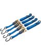 Draper Tools 250Kg Ratcheting Tie Down Straps 5M X 25mm 4 Piece