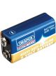 Draper Tools Heavy Duty 9V Pp3 Size Alkaline Battery