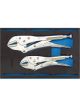 Draper Tools Self Grip Plier Set In 1/4 Drawer Eva Insert Tray 2 Piece