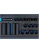 Draper Tools 1/2 Sq DR Impact Socket Set 1/4 Drawer Eva Insert Tray 20Pc