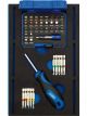 Draper Tools Screwdriver Insert Bits & Driver 1/4 Drawer Eva Insert 40Pc