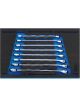 Draper Tools Combination Spanner Set In 1/4 Drawer Eva Insert Tray 8 Pcs