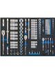 Draper Tools 1/4 3/8 & 1/2 Socket Set Full+ Drawer Eva Insert Tray 96Pcs