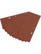 Draper Tools Ten 232X92mm 80 Grit Alloy Sanding Sheets For 63128 Sander