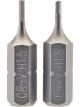 Draper Tools 1.5mm 1/4 Hex. Hexagonal Insert Bit 25mm Long X 2