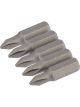 Draper Tools No.1 1/4 Hex. Cross Slot Insert Bit 25mm Long X 5