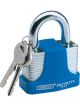 Draper Tools 65mm Padlock & 2 Keys W/ Hardened Steel Shackle & Bumper
